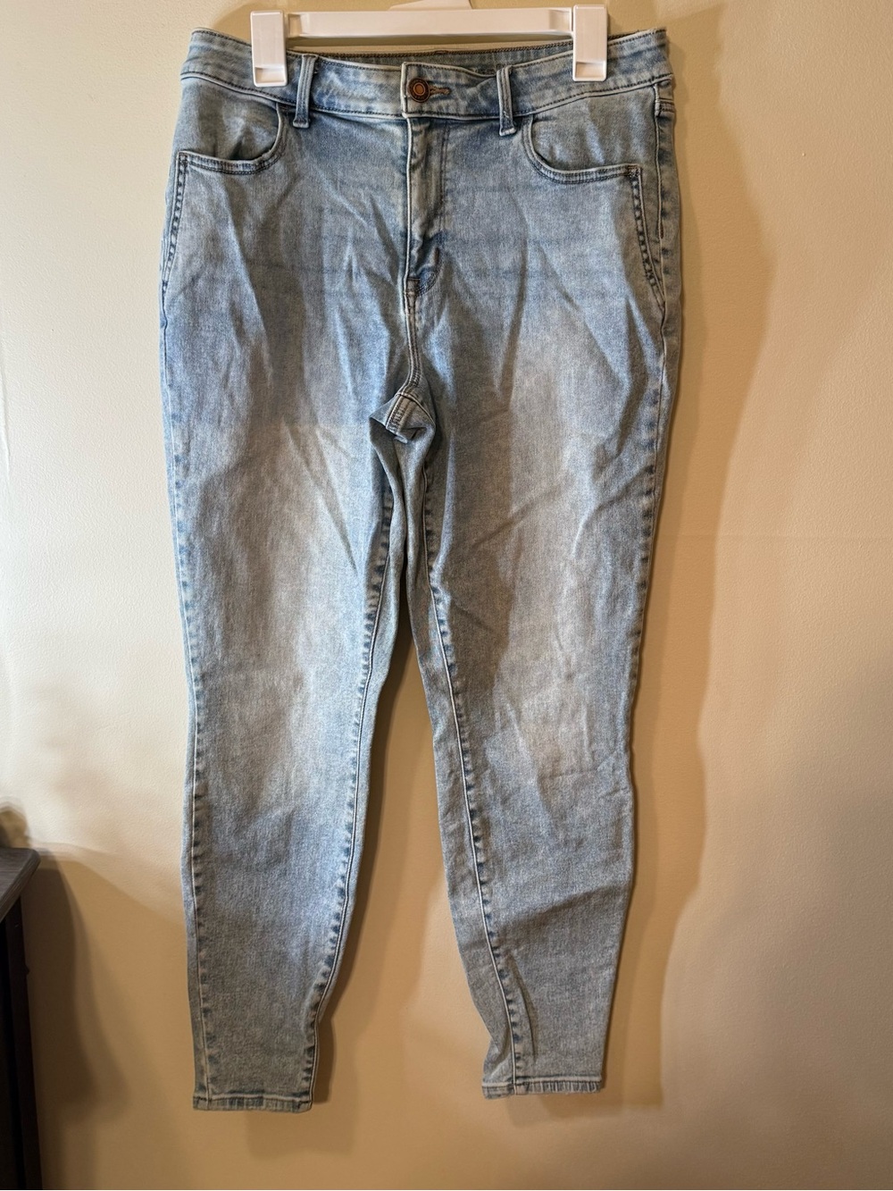 Maurices Light Blue High-Rise Jeggings